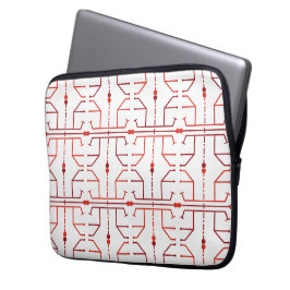 Hiëroglief Abstract Patroon Laptop Hoes 13-inch