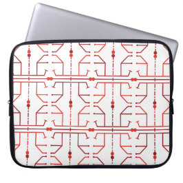 Hiëroglief Abstract Patroon Laptop Hoes 15-inch