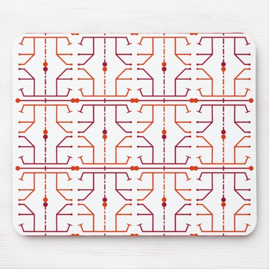 Hiëroglief Abstract Patroon Muismat (Voorkant)