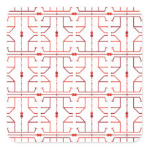 Hiëroglief Abstract Patroon Sticker
