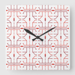 Hiëroglief Abstract Patroon Wandklok