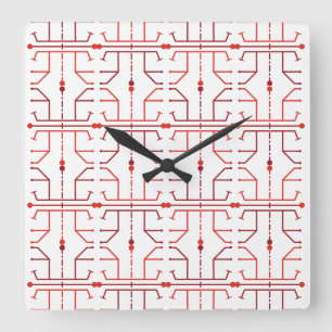 Hiëroglief Abstract Patroon Wandklok