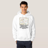 hiëroglief hoodie (Voorkant volledig)