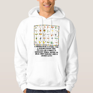 hiëroglief hoodie