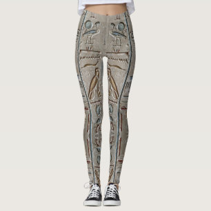 Hieroglief Oude Egyptische Taal Gegraveerde Tekst Leggings