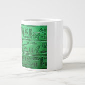 Hiërogliefen 2014-1024 grote koffiekop (Voorkant rechts)