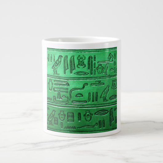 Hiërogliefen 2014-1024 grote koffiekop (Voorkant)