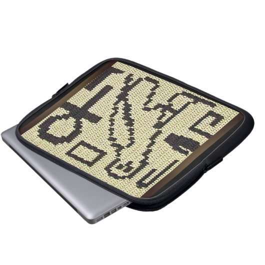 Hiërogliefen Artisan Haakprint Elektronica Tas (Voorkant onderkant)