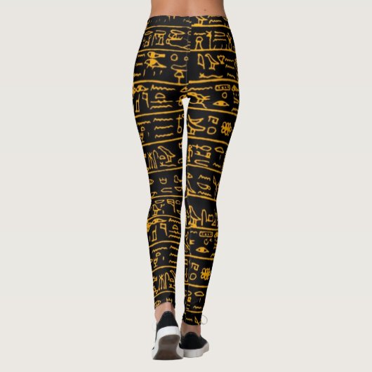 Hiërogliefen Leggings (Achterkant)