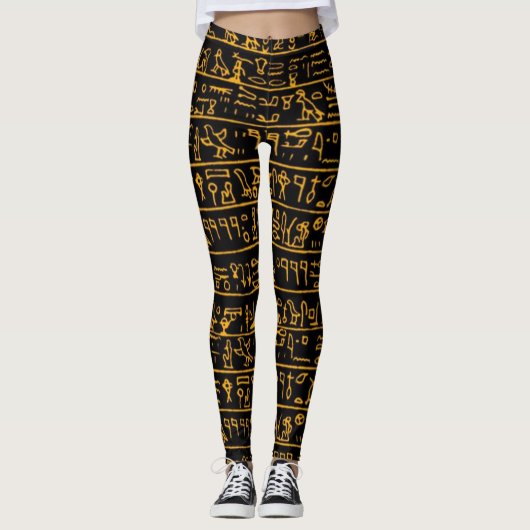 Hiërogliefen Leggings (Voorkant)