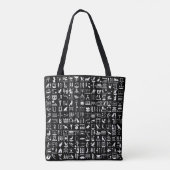 hiërogliefen tote bag (Achterkant)