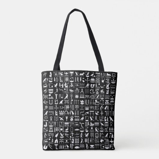 hiërogliefen tote bag (Achterkant)