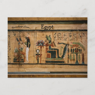 Hiërogliefenkunst in Egypte Briefkaart