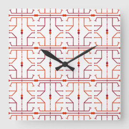 Hieroglyfe Abstract Patroon Wandklok