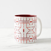Hieroglyph Abstract Patroon Mok (Voorkant rechts)
