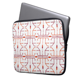 Hieroglyph Abstracte Patroon Laptop Mouw 13-inch Sleeve