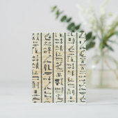 Hieroglyph Briefkaart (Staand voorkant)
