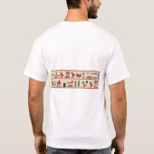 Hieroglyph T-shirt (Achterkant)