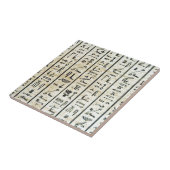 Hieroglyph Tegeltje (Zijkant)
