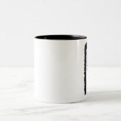 Hieroglyphic (3/4) tweekleurige koffiemok (Center)