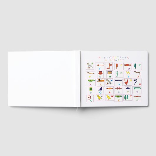 Hieroglyphic-alfabet Gastenboek (Volledig)