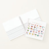 Hieroglyphic-alfabet Notitieboek (Binnen)