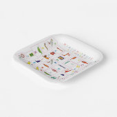 Hieroglyphic-alfabet Papieren Bordje (Gebogen)