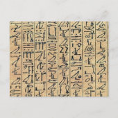 Hieroglyphics Briefkaart (Voorkant)