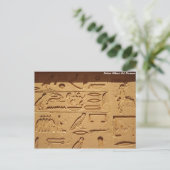 Hieroglyphics Briefkaart (Staand voorkant)
