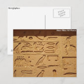 Hieroglyphics Briefkaart (Voorkant / Achterkant)