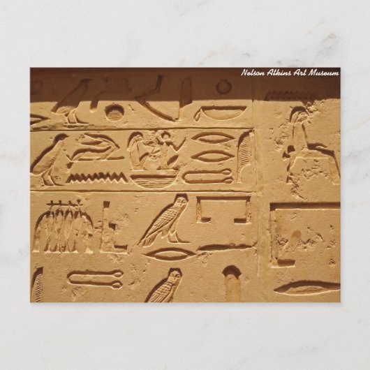 Hieroglyphics Briefkaart (Voorkant)