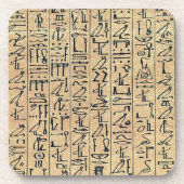 Hieroglyphics Cork Onderzetter (Voorkant)