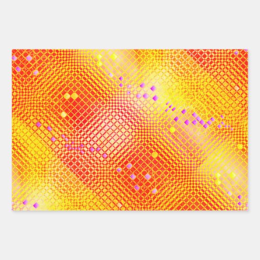 Hieroglyphics, Freesia en Arco Sampler Inpakpapier Vel (Voorkant 2)