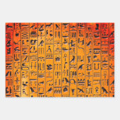 Hieroglyphics, Freesia en Arco Sampler Inpakpapier Vel (Voorkant)