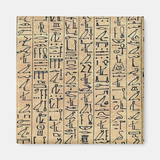 Hieroglyphics Magneet (Voorkant)