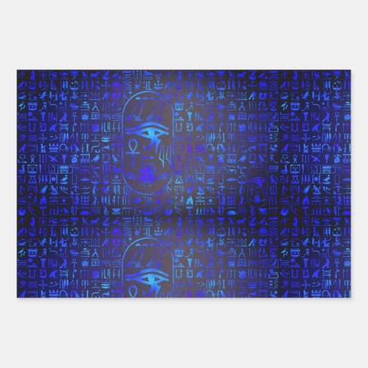 Hieroglyphics Sampler Inpakpapier Vel (Voorkant 2)