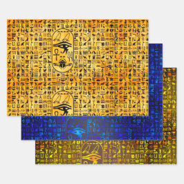 Hieroglyphics Sampler Inpakpapier Vel