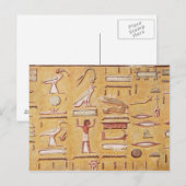 Hieroglyphics, van de Tomb van Seti I Briefkaart (Voorkant / Achterkant)