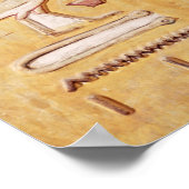 Hieroglyphics, van de Tomb van Seti I Poster (Hoek)