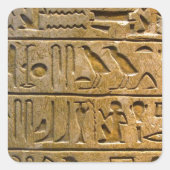 Hieroglyphics Vierkante Sticker (Voorkant)