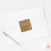 Hieroglyphics Vierkante Sticker (Envelop)