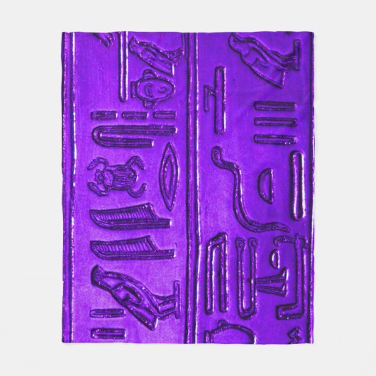 Hieroglyphs20141049 Fleece Deken (Voorkant)