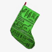 Hieroglyphs 2014-1023 grote kerstsok (Voorkant (Hangend))