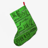 Hieroglyphs 2014-1023 grote kerstsok (Achterkant (Hangend))
