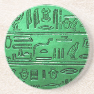 Hieroglyphs 2014-1024 zandsteen onderzetter
