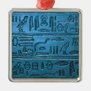 Hieroglyphs 2014-1026Q.jpg Metalen Ornament