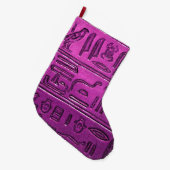 Hieroglyphs_2014_1030 Grote Kerstsok (Voorkant (Hangend))