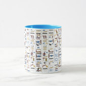 Hieroglyphs Ancient Egypt Farao Mok (Midden)