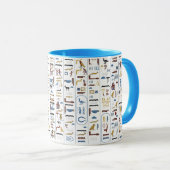 Hieroglyphs Ancient Egypt Farao Mok (Voorkant rechts)