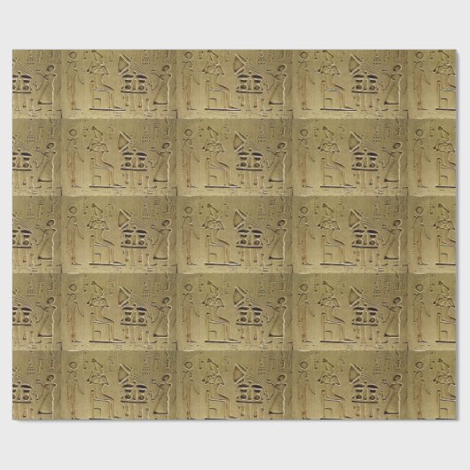 Hieroglyphs Cadeaupapier (Vlak)